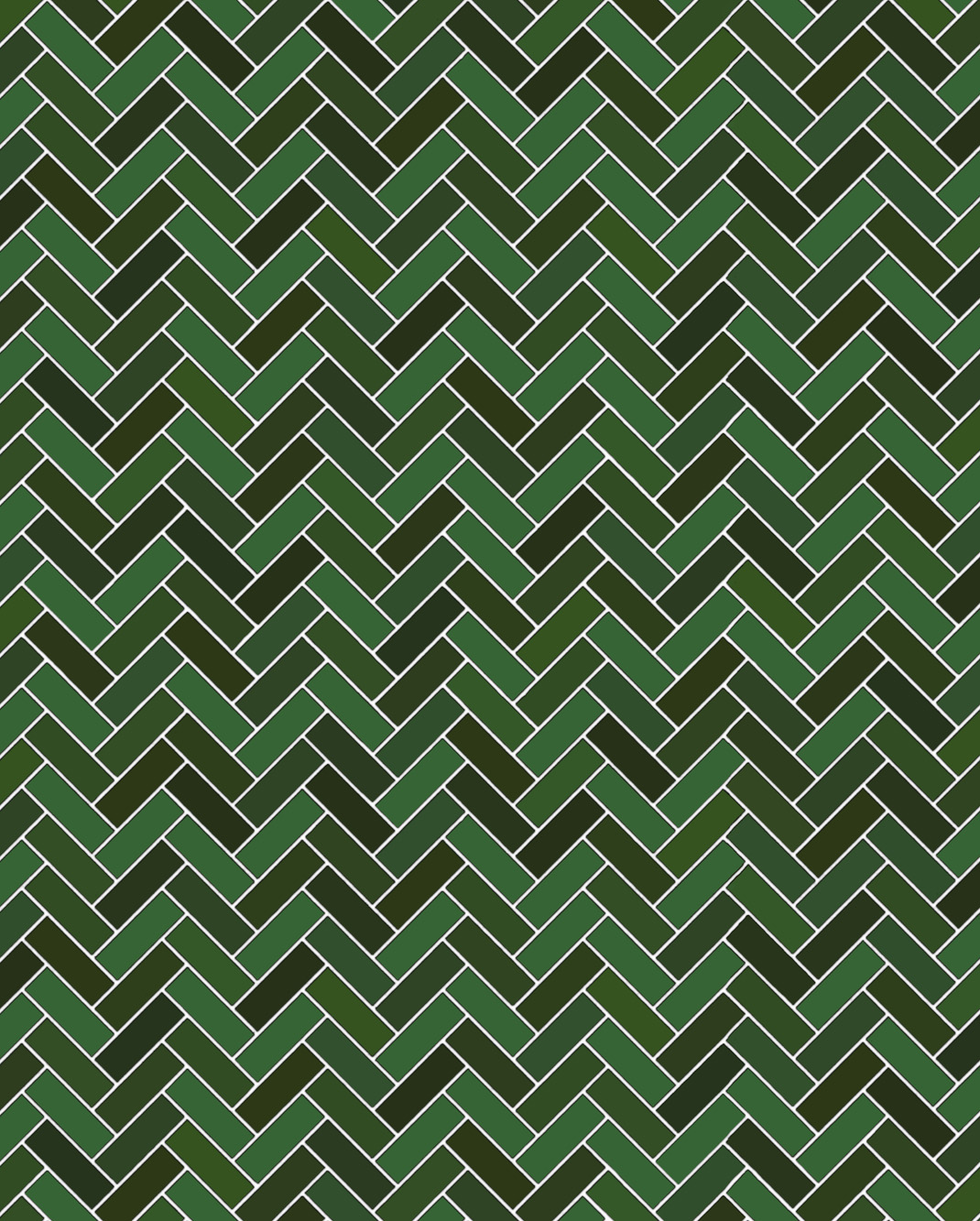Herringbone 600×750 Jade Green