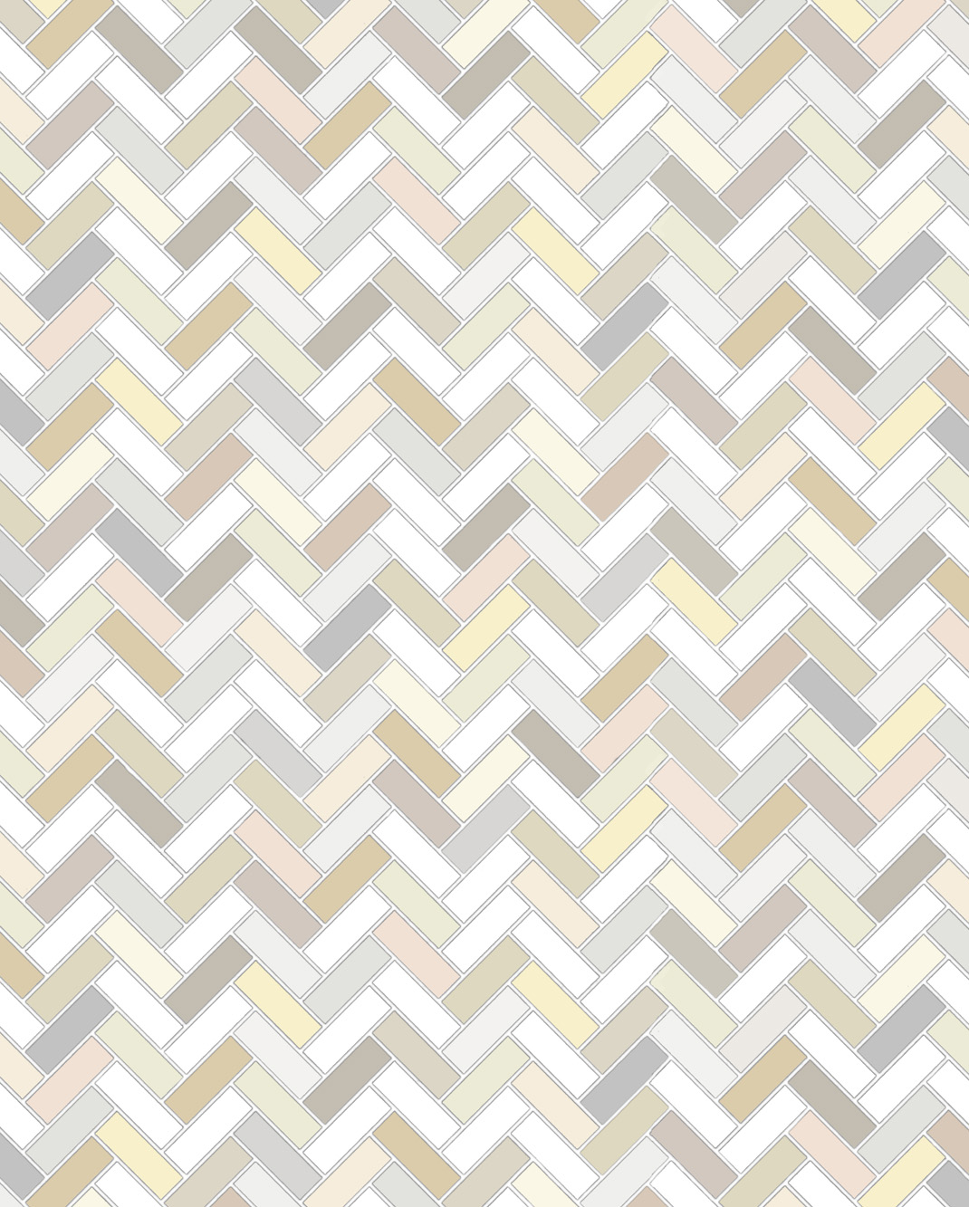 Herringbone 600×750 Porcelain Cream