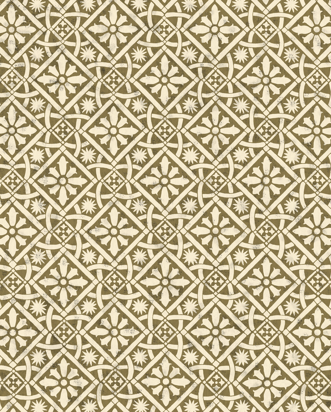 Victorian Olive Green 610x760mm Victorian Olive Green