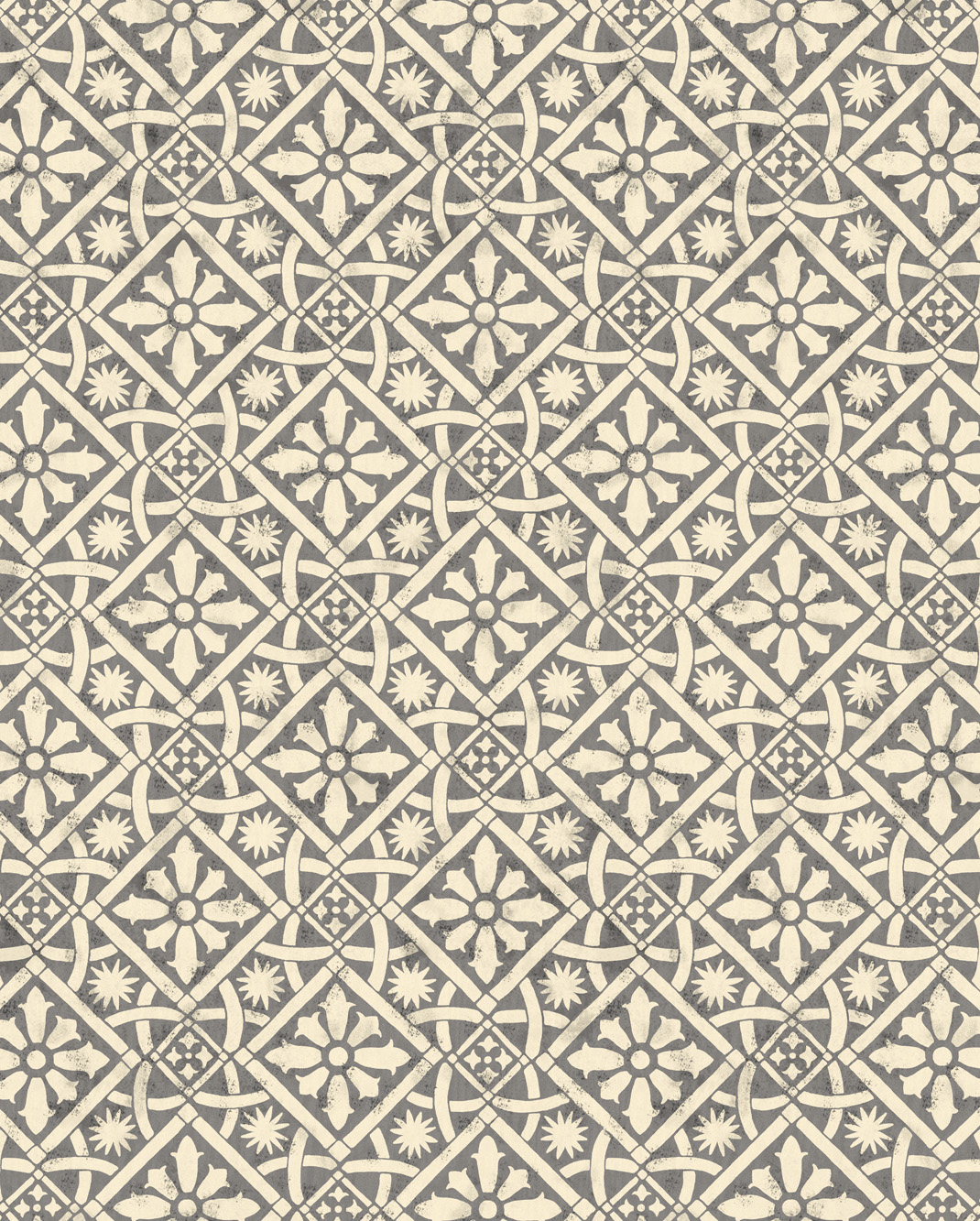 Victorian Pencil Grey 610x760mm