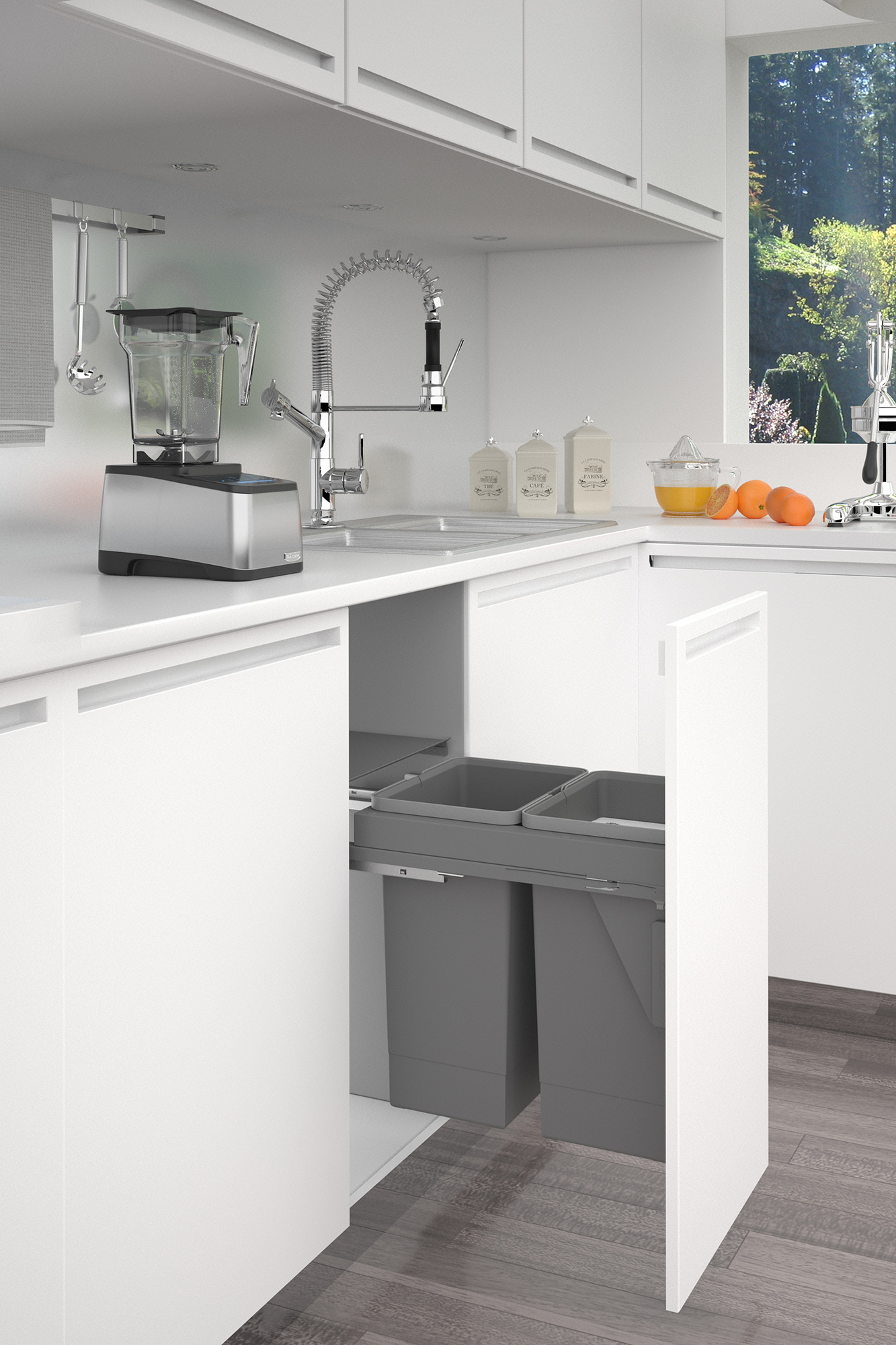 400 Bin 64L Capacity 2x32L – LS