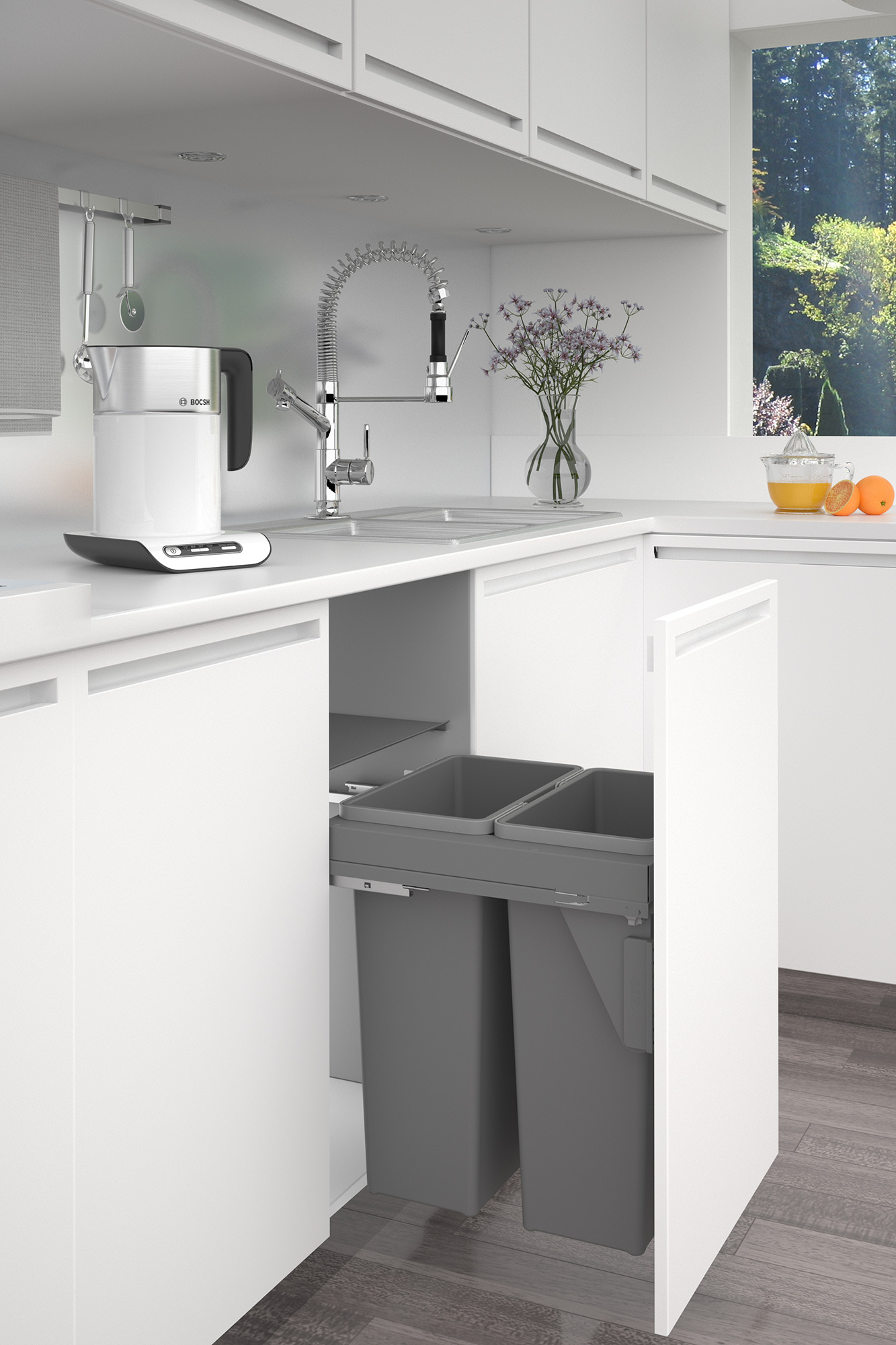 500 Bin 70L Capacity 2x35L – LS