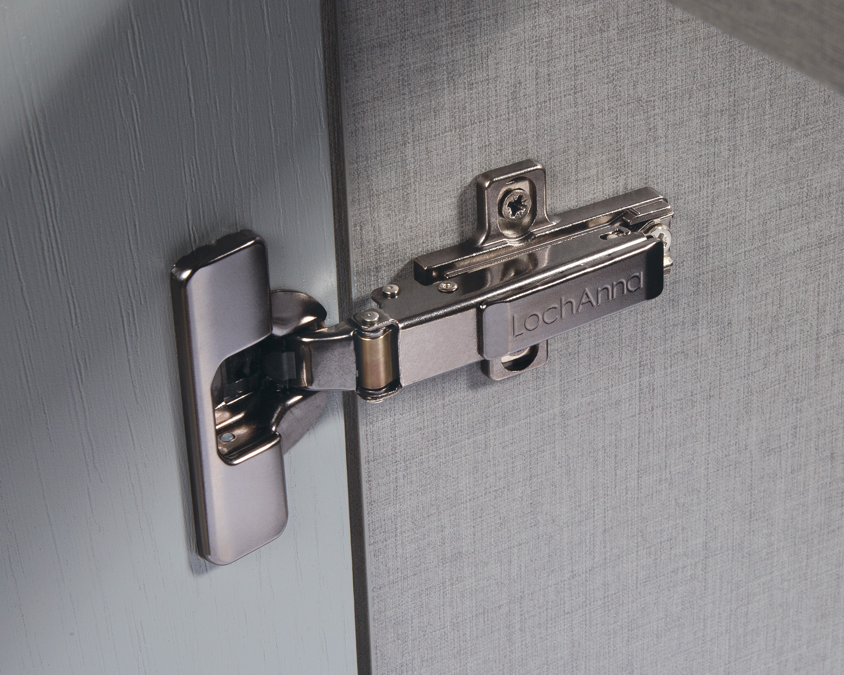 Grey Linen Soft Close Hinge RT