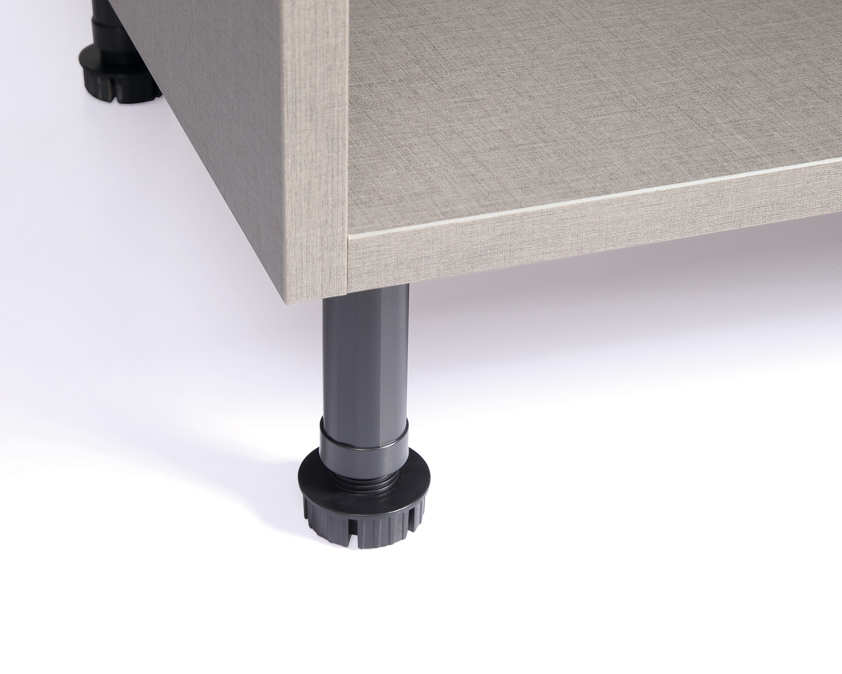 Grey linen Adjustable Feet RT