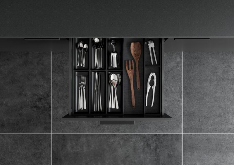 Blum Legrabox AMBIA-LINE drawer inserts - Lochanna Kitchens