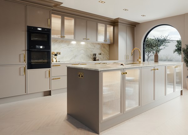Valina Kitchen in Colour Matched Brown